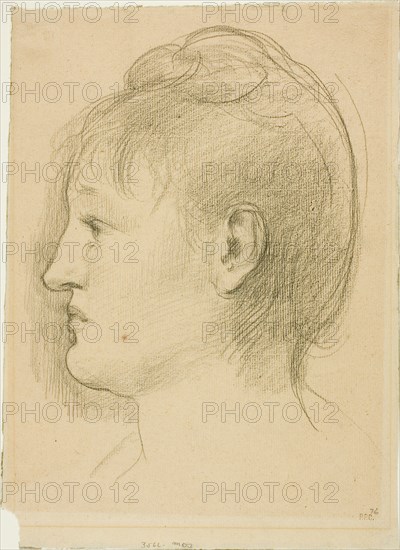 Head of a Woman, c. 1890.