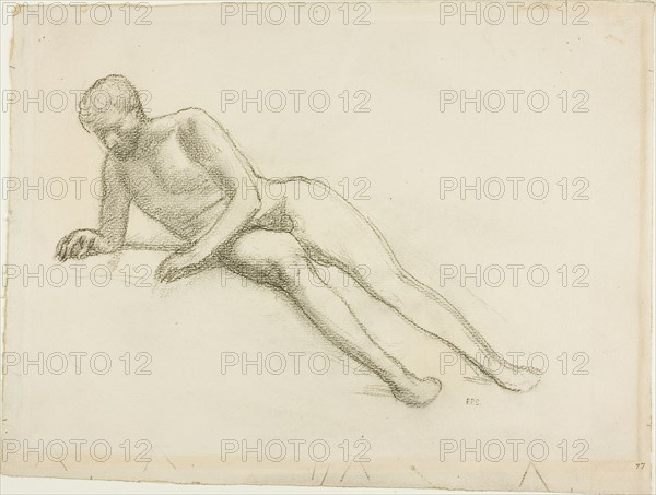 Reclining Male Nude, n.d.