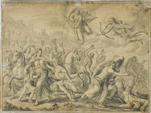 Death of Niobe's Children, 1552/1725. Creator: Unknown.