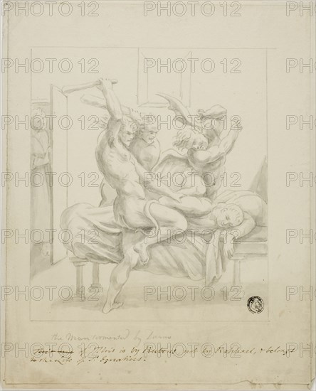 The Man Tormented by Dreams, c. 1812. Possibly after Peter Paul Rubens.