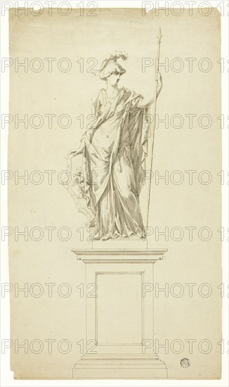 Statue of Pallas Athene, n.d. Possibly by Jan van Nost the younger.