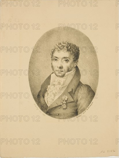 Portrait of a Man, 1817. Probably by Jacques Louis Constant Le Cerf.
