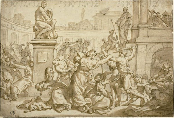 Massacre of the Innocents, n.d. Studio of Domenico Piola.