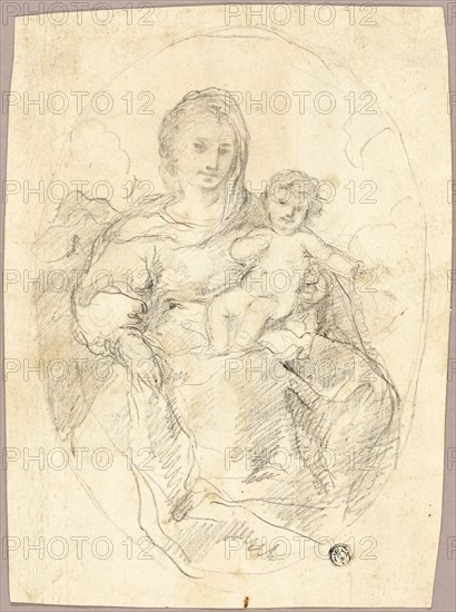 Madonna and Child, n.d. Style of Carlo Maratti.