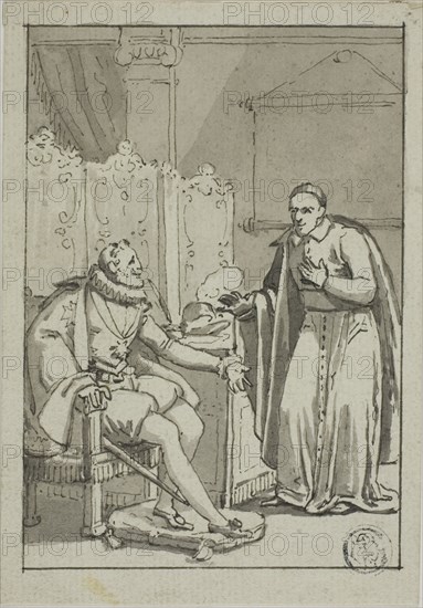 Audience of Cardinal with Henry IV, n.d.