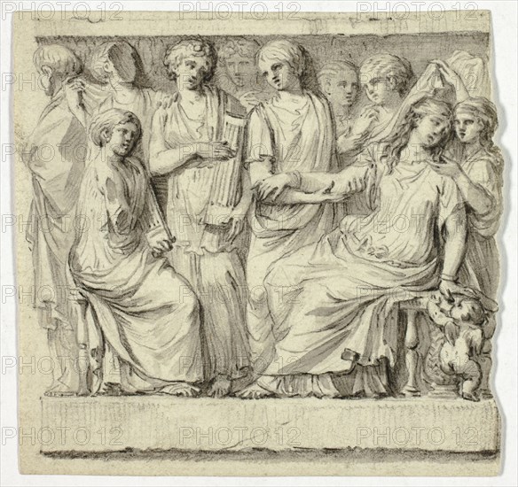 Copy after Sarcophagus, 1701-1800.