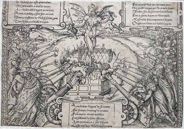 The Money Devil, second half of the 16th century. Creator: Unknown.