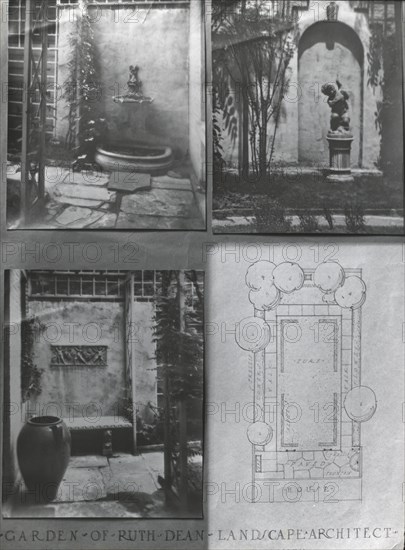 Ruth Bramley Dean house, 150 East 61st Street, New York, New York., c1922. Three photos and a site plan.