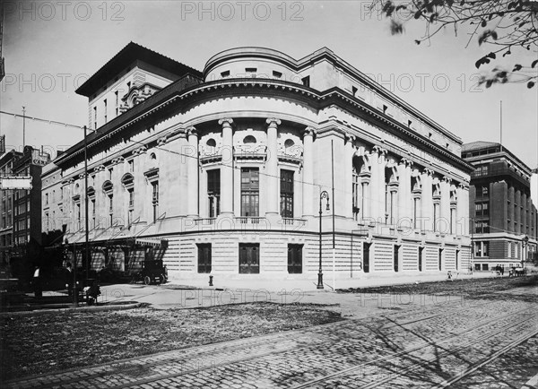 The New Theater, New York City: Exterior, c1909 Oct. 15.