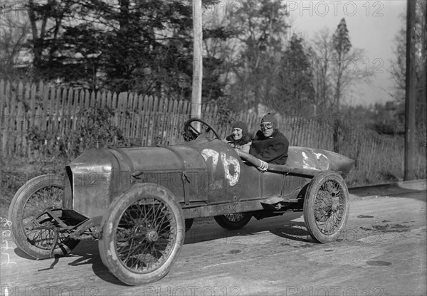 Miss Eleanor Blevins, Movie Star, Aviatrix, Auto Fiend, 1915.