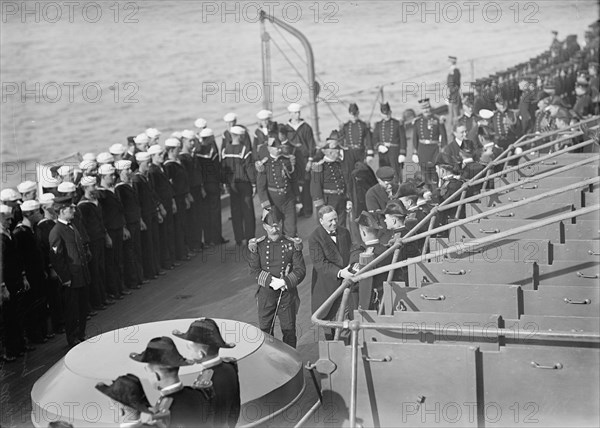 Daniels, Josephus, Secretary of The Navy, 1913-1921. Target Practice, 1913.