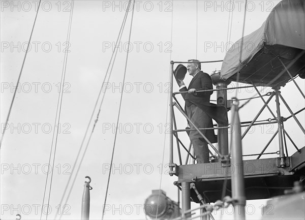 Daniels, Josephus, Secretary of The Navy, 1913-1921. Target Practice, 1913.