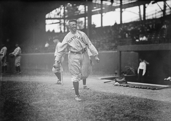 Doc Johnston, Cleveland, Al, at National Park, Washington, D.C. (Baseball), 16 June 1913.