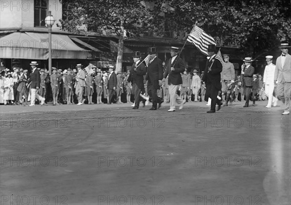 Draft Parade - C.J. Columbus; William F. Gude; Wilson; William T. Galliher, 1917.