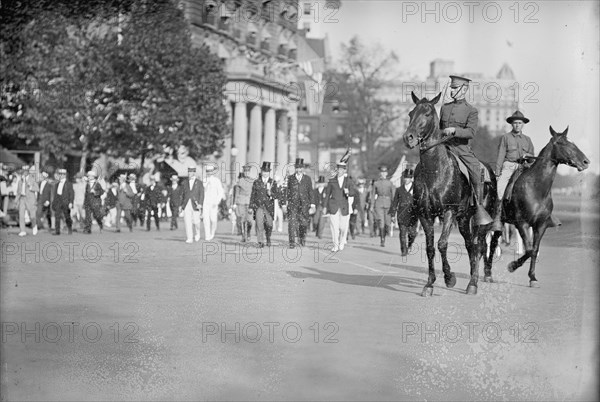 Draft Parade - Columbus; Gude; Harts; Wilson; Grayson; Unidentified; Alex; Wolf, 1917.