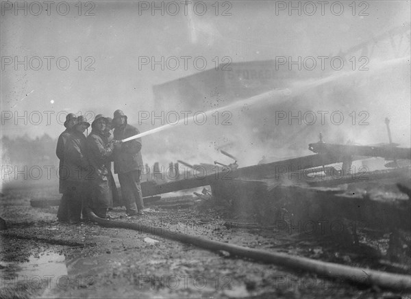 Fire at The Dc Baseball Park (Known As National Park or Boundary Field), Washington, D.C., 17 Mar 1911.