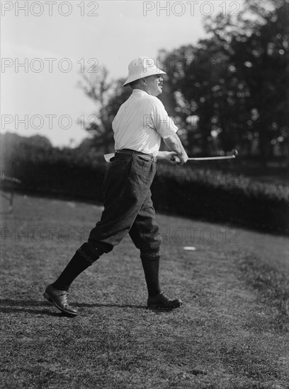 Fitzgerald, John J.,  Rep. from New York, 1899-1917. Playing Golf, 1917.