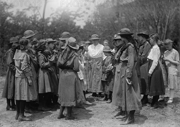 Girl Scouts - Activities And Play, 1917.