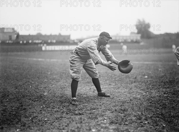 Grover Land, Cleveland Al, at National Park, Washington, D.C. (Baseball), 1913.