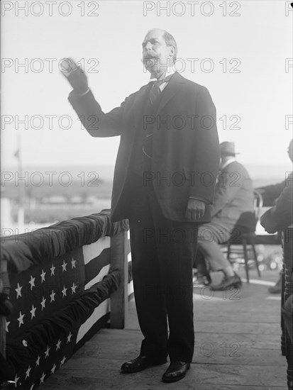 Hughes, Charles Evans, Governor of New York, 1907-1910; Associate Justice of Supreme Court..., 1917. Creator: Harris & Ewing.