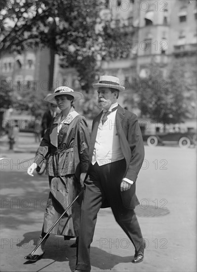 Hughes, Charles Evans, Governor of New York, 1907-1910; Associate Justice of Supreme Court..., 1917. Creator: Harris & Ewing.