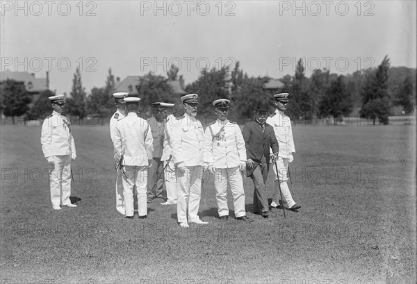 Japanese Mission To U.S. - Visit To Naval Academy, 1917.