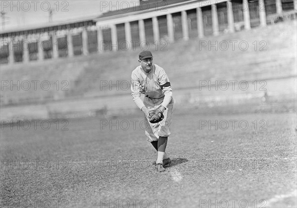 Joe Gedeon, Washington Al, at University of Virginia, Charlottesville (Baseball), ca. 1913.