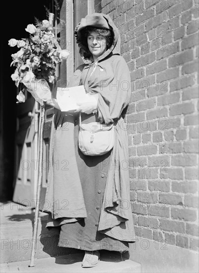 Jones, Rosalie - 'General' Leader of Suffragette Parade, 1913.