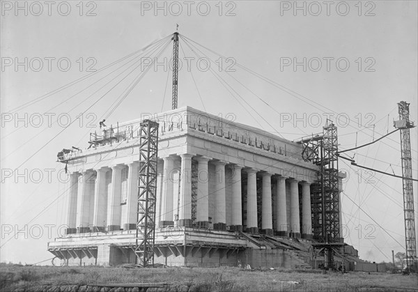 Lincoln Memorial - Under Construction, 1915.