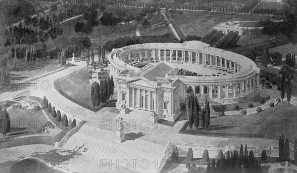 Memorial Amphitheatre, Arlington - Copy of Plan, 1916.