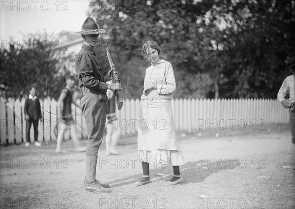 National Guard of D.C. in Camp, 1915.