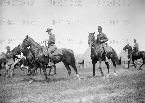 National Guard of D.C. in Camp, 1915.