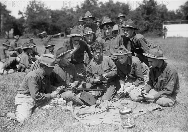 National Guard of D.C. in Camp, 1916.