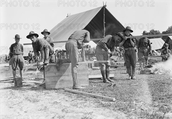 National Guard of D.C. in Camp, 1916.