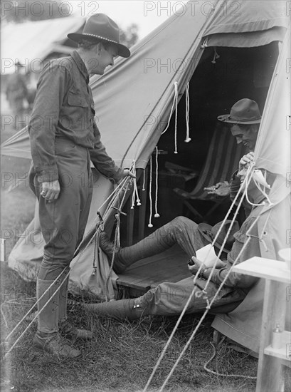 Plattsburg Reserve Officers Training Camp - Dudley Field Malone, Center, 1916.