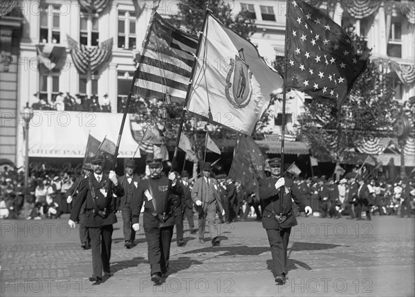 Preparedness Parade - G.A.R. Units in Parade, 1916.