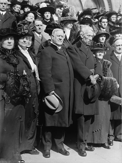 Radcliffe, Dr. Wallace Pastor, New York Avenue Presbyterian Church with Woodrow Wilson, G. Campbell Morgan, 1914.