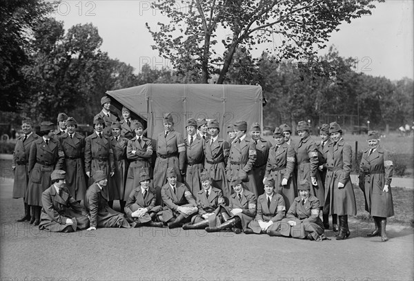 Red Cross, American - Dedication of Building, 1917.