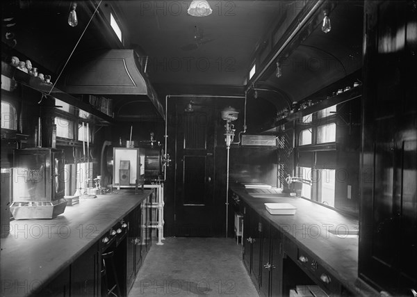 Red Cross, American - Sanitary Railroad Car, 1917.