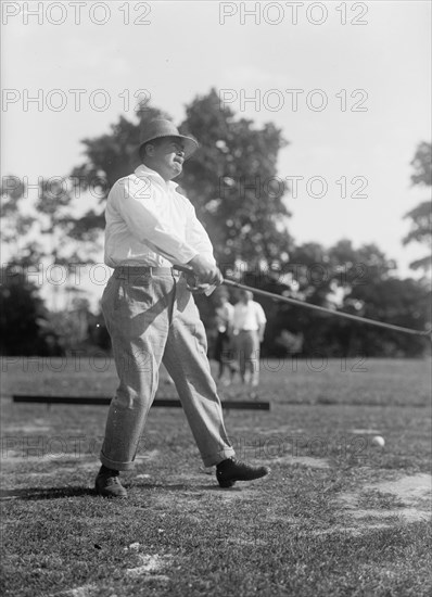 Reynolds, Ziba W. Pay Inspector of The Navy - Playing Golf, 1916.
