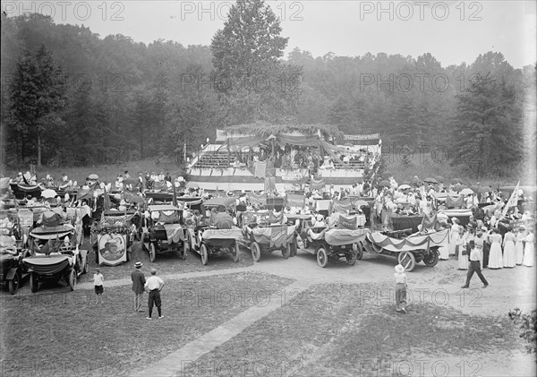 Woman Suffrage - March To Senate, 1913.