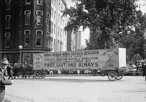 Woman Suffrage - Parade, May 1914, May 1914.