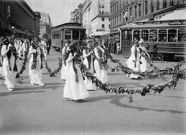Woman Suffrage - Parade, May, 1914, May 1914.