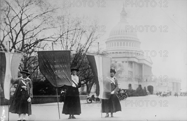 Woman Suffrage - Picket Parade, 1917.