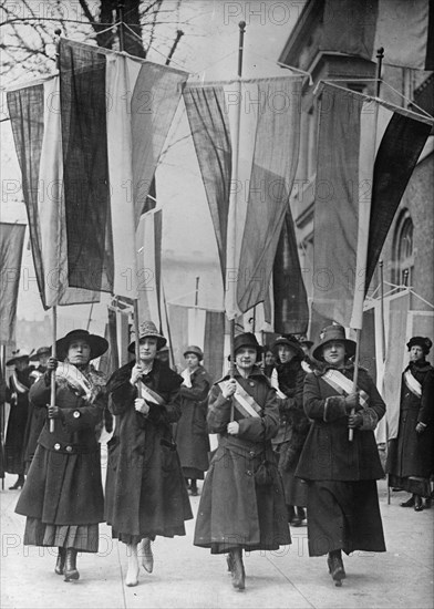 Woman Suffrage - Picket Parade, 1917.