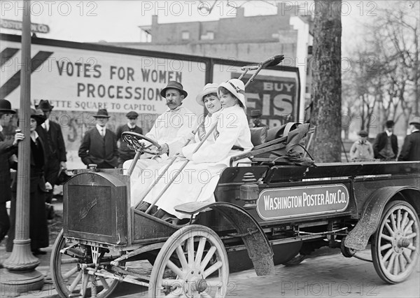 Woman Suffrage - Posters For Parade, 1914.