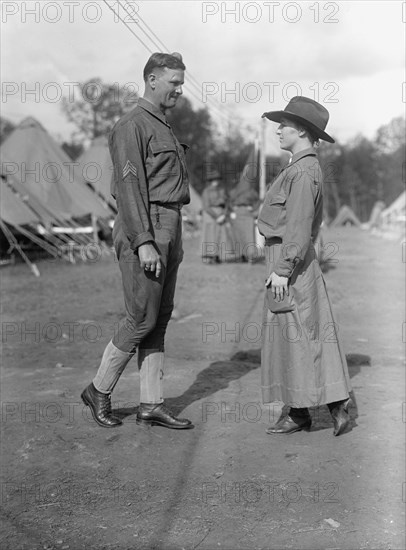 Woman's National Service School, Under Woman's Section, Navy League, Activities, 1916.