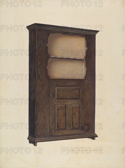 Corner Cupboard, c. 1942.