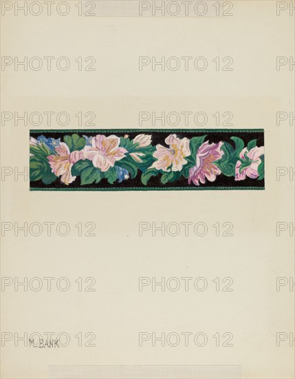 Wallpaper Border, c. 1939.