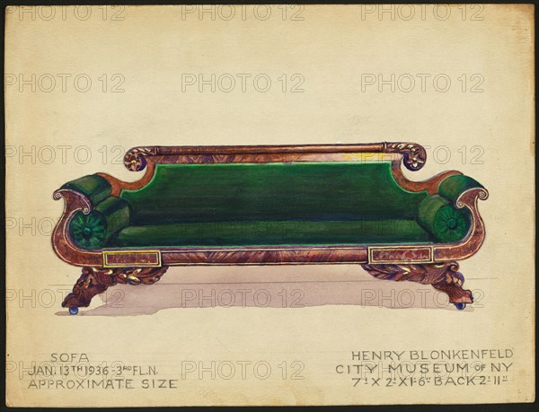 Sofa, 1936.